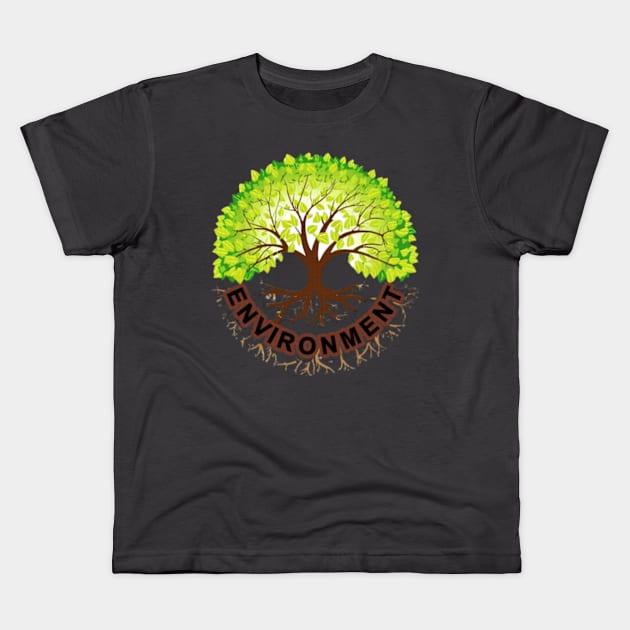 environment Kids T-Shirt by TshirtMA